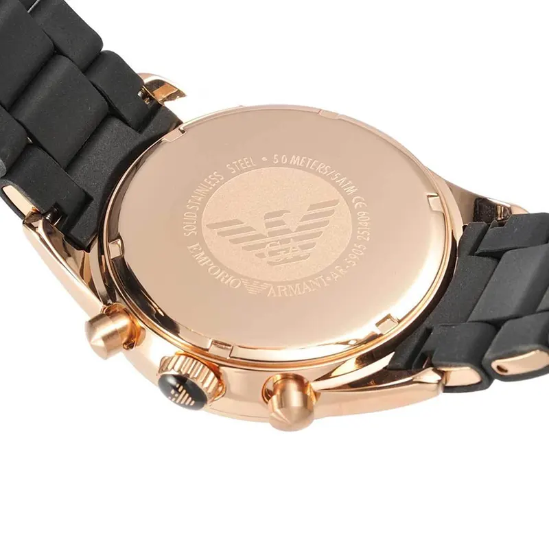 Emporio Armani Sportivo Chronograph Rose Gold-tone Men's Watch- AR5905